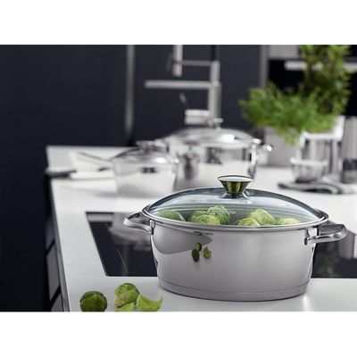 Tramontina Allegra 5 Pieces Stainless Steel Cookware Set with Tri-ply Bottom