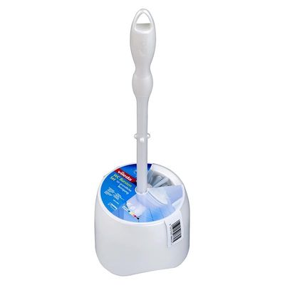 Vileda Eco Cleaning Toilet Brush Set- White/Blue VF342