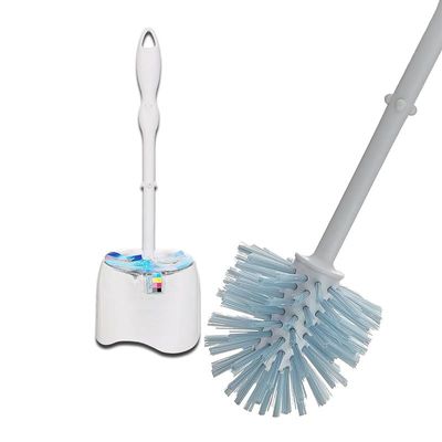 Vileda Eco Cleaning Toilet Brush Set- White/Blue VF342