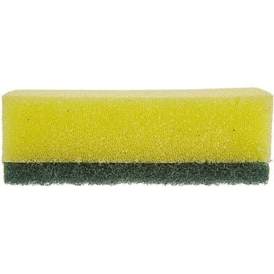 Vileda Tip Top Dish Washing Foam Sponge Scourer - 5 Pcs Promo Pack, Yellow & Green