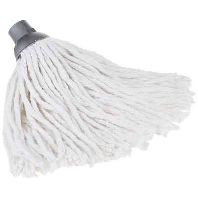 Vileda Classic Cotton Floor Mop Refill, Super Absorbent, Cost-Effective, White, 10 x 6 x 35 CM