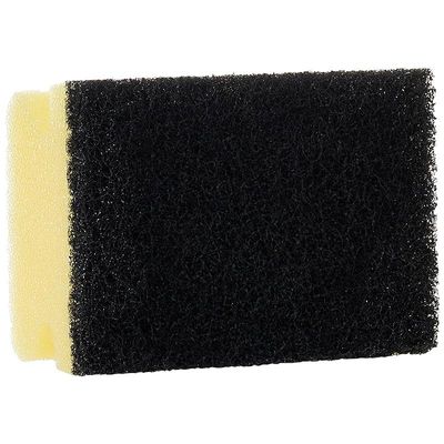 Vileda Glitzi Crystal Scourer Sponge 2 Pc, Antibacterial, Long Lasting, Hygienic - Yellow And Black (2 Pc Per Pack)