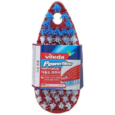 Vileda Comfort Dish Scrub Brush, Durable, Versatile 24.5 x 18 x 10 cm