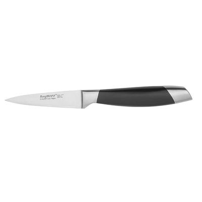 Berghoff Essentials Paring Stainless Steel All-round knife With Comfort Grip 8,5cm Black