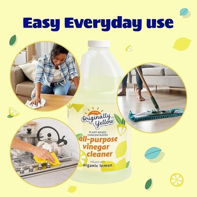 Originally Yellow All-Purpose Vinegar Cleaner Concentrate-Organic Lemon 1.89L