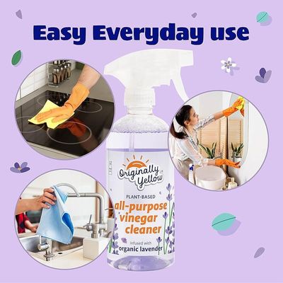 Originally Yellow All-Purpose Vinegar Cleaner Spray-Organic Lavender 0.47L