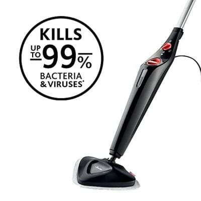 Vileda Steam PLUS: Hygienic Steam Mop & Cleaner Ideal for Carpets, Rugs, and All Floors 