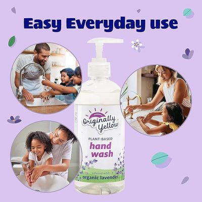 Organic Lavender Hand Soap - 470ml | Alcohol-Free, All-Natural, Pet & Baby-Safe