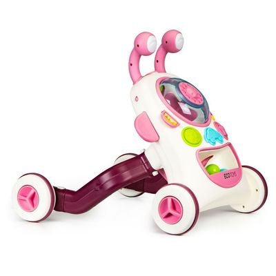 MYTS 2-In-1 Bug Zone Interactive Ride-On Sound Walker - Pink