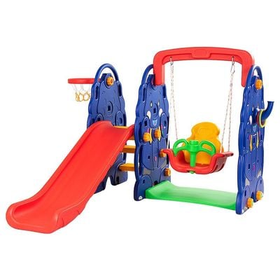 MYTS Hippo Slide Lap Rock & Dunk 4-In-1 Play Set


