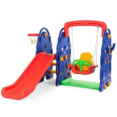 MYTS Hippo Slide Lap Rock & Dunk 4-In-1 Play Set


