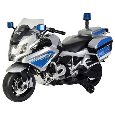 MYTS Ride On 12V Bmw Licensed Police Bike