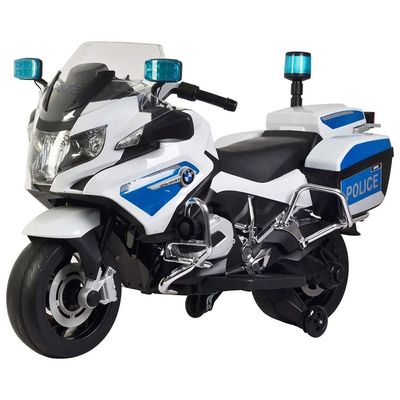 MYTS Ride On 12V Bmw Licensed Police Bike