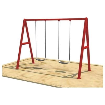 MYTS Twin Swings Metal Play Set