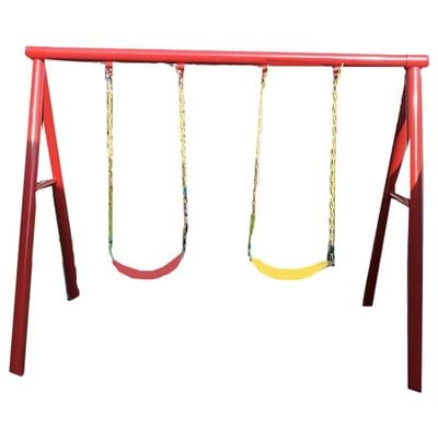 MYTS Twin Swings Metal Play Set