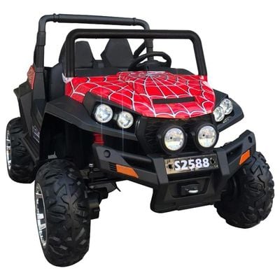 MYTS 2 Seater Army Edition Suv Trunker Ride On 12V Red