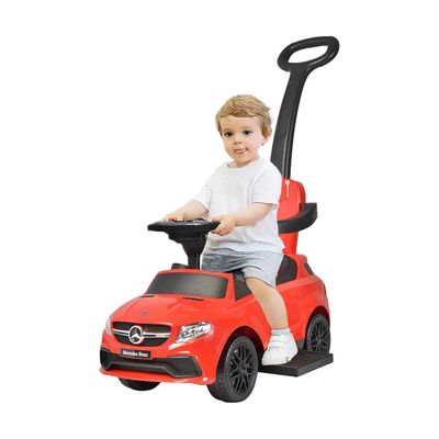 MYTS Mercedes Coupe Push Car With Pull Handle - Red