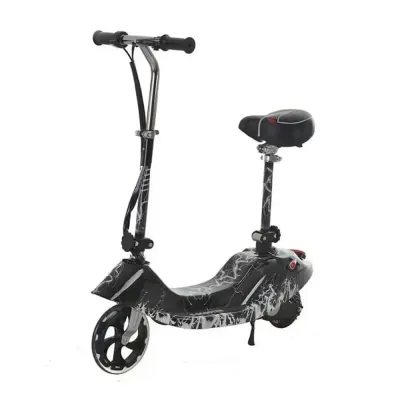 MYTS Foldable Electric Scooter Ride-On (24 V, Black)