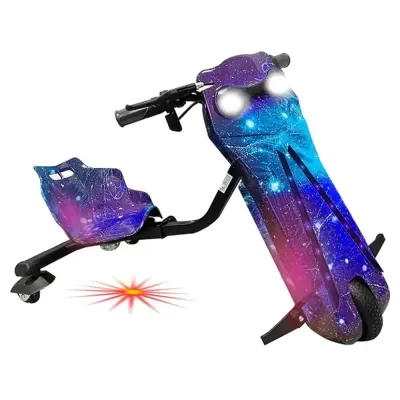 MYTS Dragonfly 3 Wheel Electric Scooter - 36V - Purple Rock