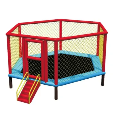 MYTS Flipout Bounce Kids Trampoline 10 Feet For Outdoor With Extra Safety