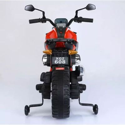 MYTS Ride-On Electric Motorbike W/ Wheels 12V - Red