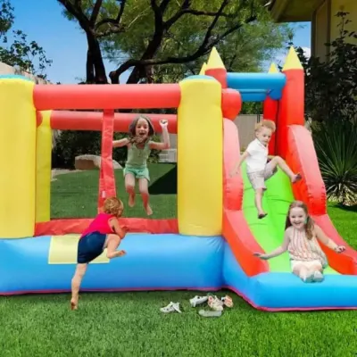 MYTS Inflatable Mega Bouncer Trampoline With Slide