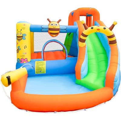 MYTS Bee Inflatable Megabouncer Trampoline With Slide