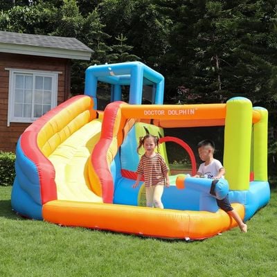 MYTS Inflatable Bounce House With Slide For Outdoor