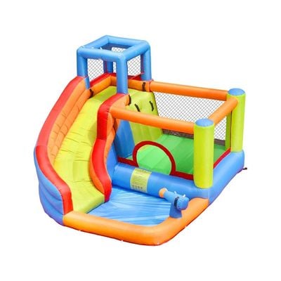 MYTS Inflatable Bounce House With Slide For Outdoor