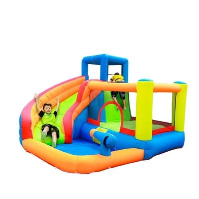 MYTS Inflatable Bounce House With Slide For Outdoor