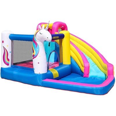 MYTS Unicorn Inflatable Mega Bouncer With Slide