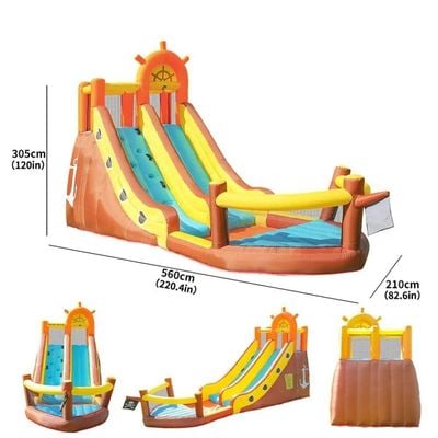 MYTS Pirates Inflatable Mega Bouncer With Slide