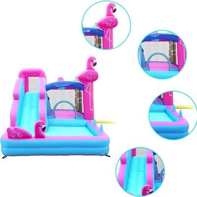 MYTS Swan Inflatable Mega Bouncer With Slide