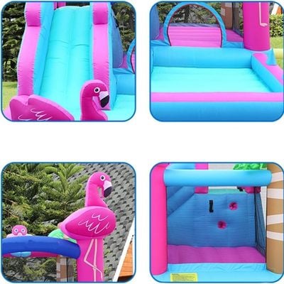 MYTS Swan Inflatable Mega Bouncer With Slide