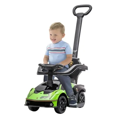 MYTS Lamborghini Essenza Scv12 Licensed Kids Foot To Floor Push Along Ride-On