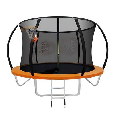 MYTS 8 Feet Trampoline Bounce And Jump For Kids & Basket Ball Hoop