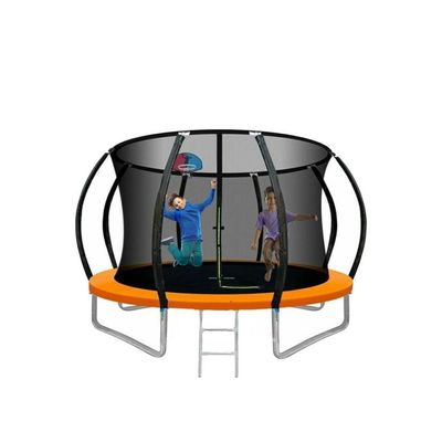 MYTS 8 Feet Trampoline Bounce And Jump For Kids & Basket Ball Hoop