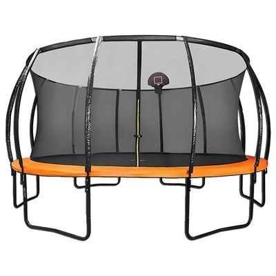 MYTS 10 Feet Trampoline Bounce And Jump For Kids & Basket Ball Hoop