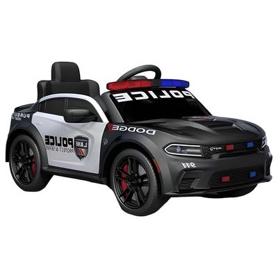 MYTS Police Car Dodge 12V Kids Car Rideon