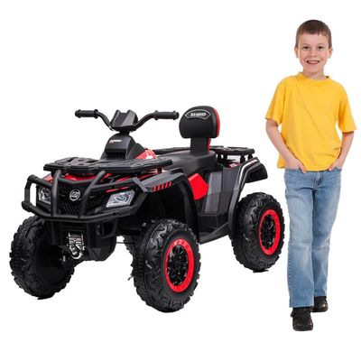 MYTS Ride-On Outlander Atv Electric 4Wd Quad Bike 24V - Red