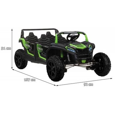 MYTS 24V Gega Power Electric Wagon Jeep Rideon - Green