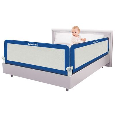 Baby Safe Safety Bed Rail - (120X42 cm) Blue