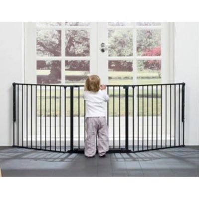 Baby Safe Convertible Playpen with Mat - Grey