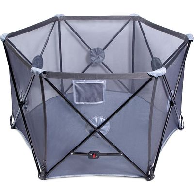 Baby Safe Foldable Playard - Grey