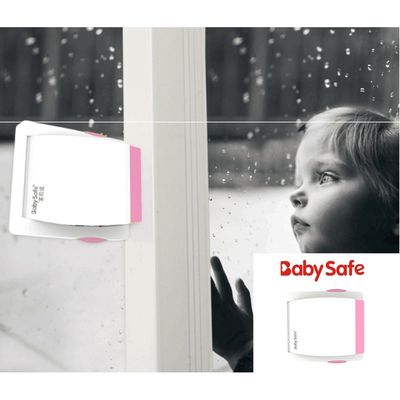 Baby Safe - Multipurpose Window Stopper - Set of 4 - Pink