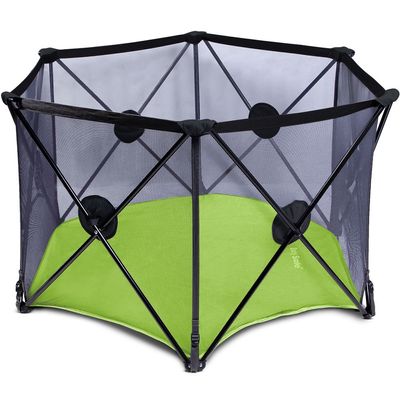 Baby Safe Foldable Playard - Green