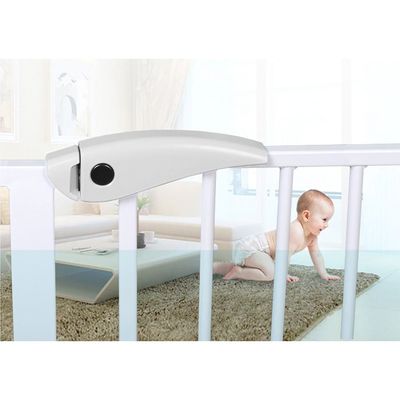 Baby Safe - Metal Safety Gate w / t 10cm Extension - White