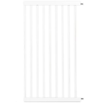 Baby Safe - Metal Safety LED Gate w / t 45cm Extension - White