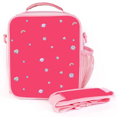 Eazy Kids Bento Boxes wt Insulated Lunch Bag Combo - Unicorn Pink