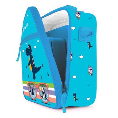 Eazy Kids Bento Boxes wt Insulated Lunch Bag Combo - Jawsome Shark Blue